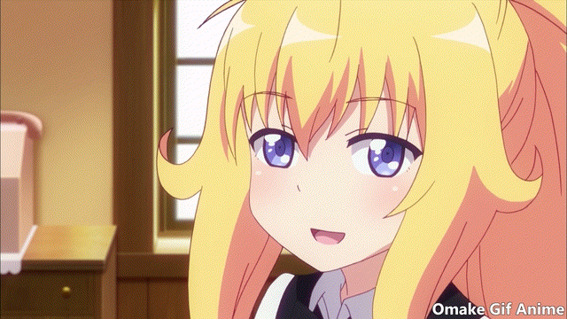 Omake Gif Anime - Gabriel DropOut - Episode 3 - Gab Winks.gif
