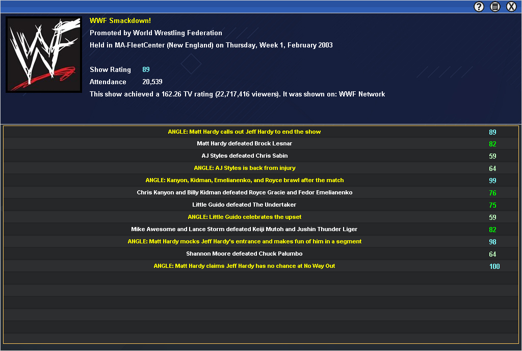 Smackdown Week 1 February.png